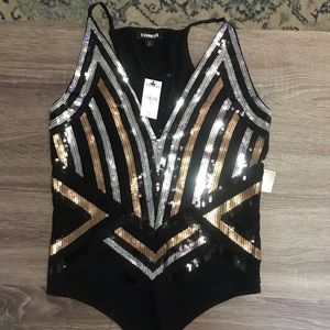 BRAND NEW ** Express Sequined One Piece